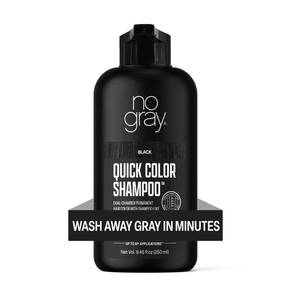 Quick Permanent Hair Color Shampoo, Black
