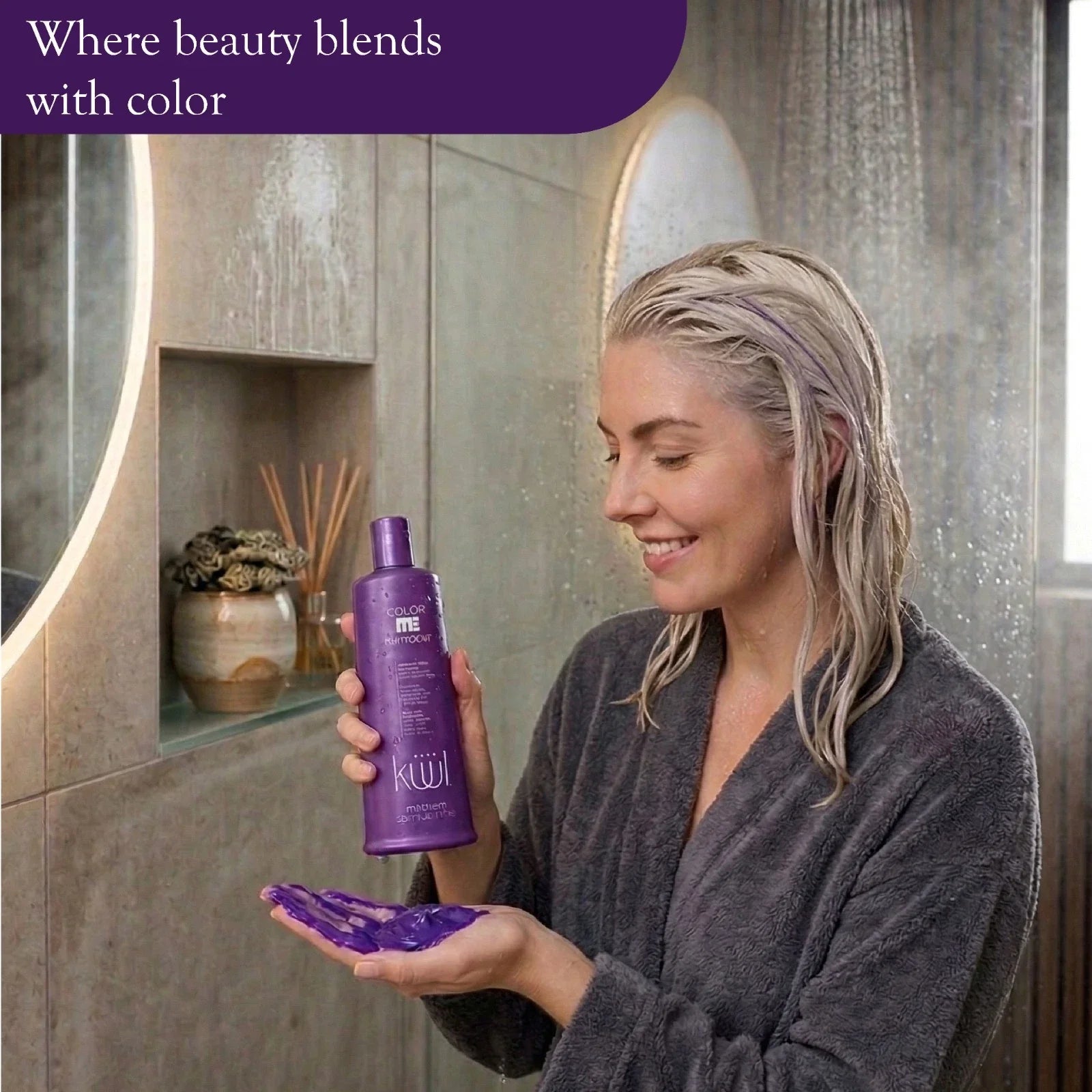 Purple Shampoo Matizante Professional Toner for Blonde Gray Hair